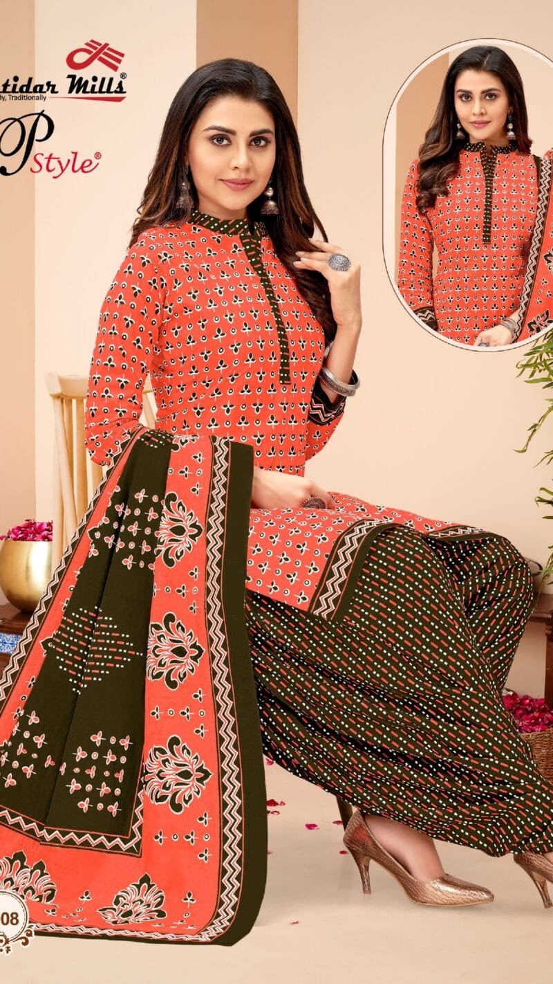 P Style Vol 49 Patidar Mills Wholesale Cotton Dress Material