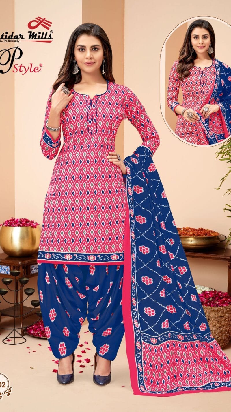 P Style Vol 49 Patidar Mills Wholesale Cotton Dress Material