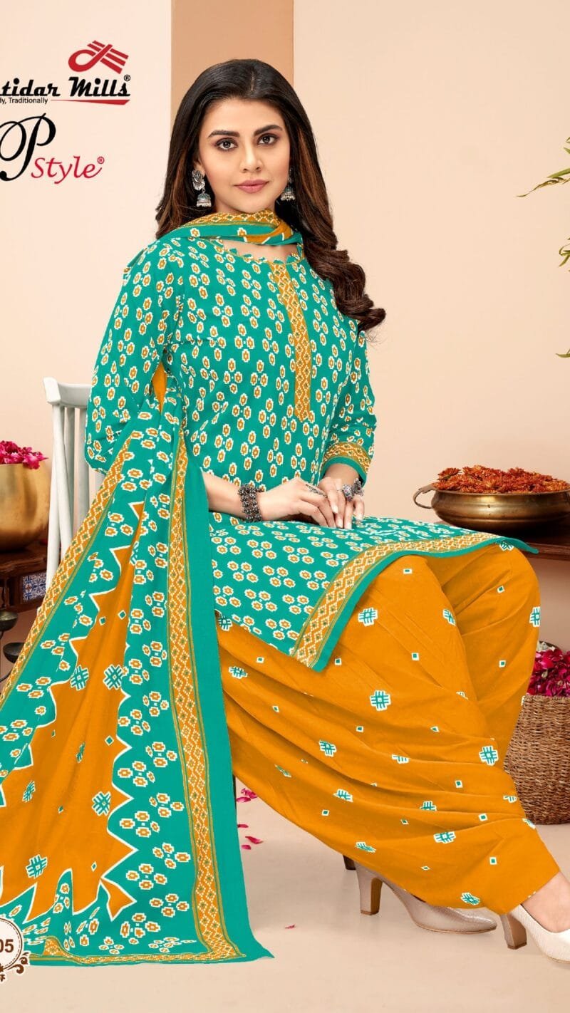 P Style Vol 49 Patidar Mills Wholesale Cotton Dress Material