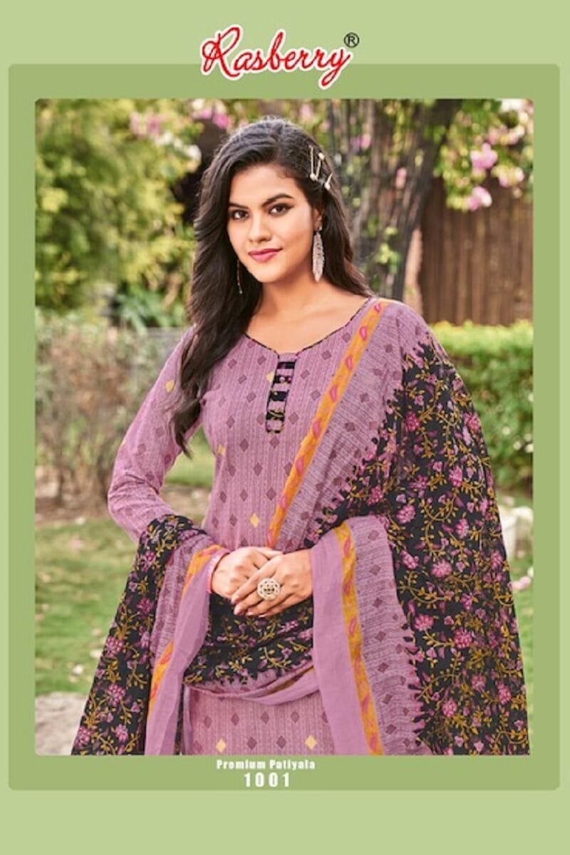 Premium Rasberry Patiyala Vol 1 Wholesale Cotton Dress Material