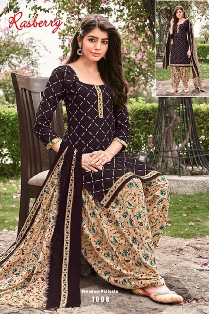 Premium Rasberry Patiyala Vol 1 Wholesale Cotton Dress Material