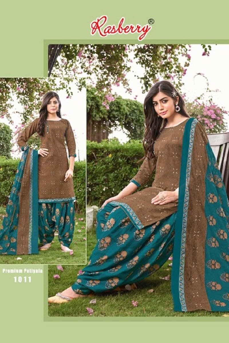 Premium Rasberry Patiyala Vol 1 Wholesale Cotton Dress Material