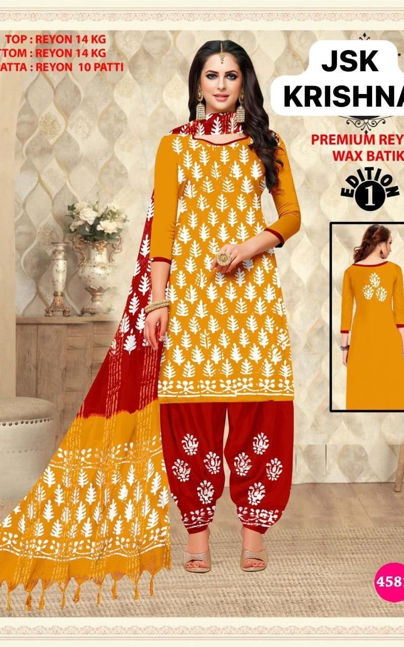 Premium Reyon Wax Batik Wholesale Dress Material