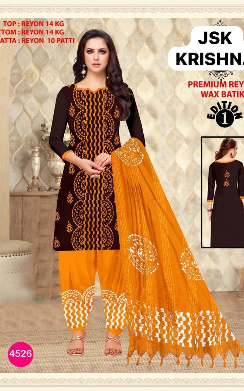 Premium Reyon Wax Batik Wholesale Dress Material