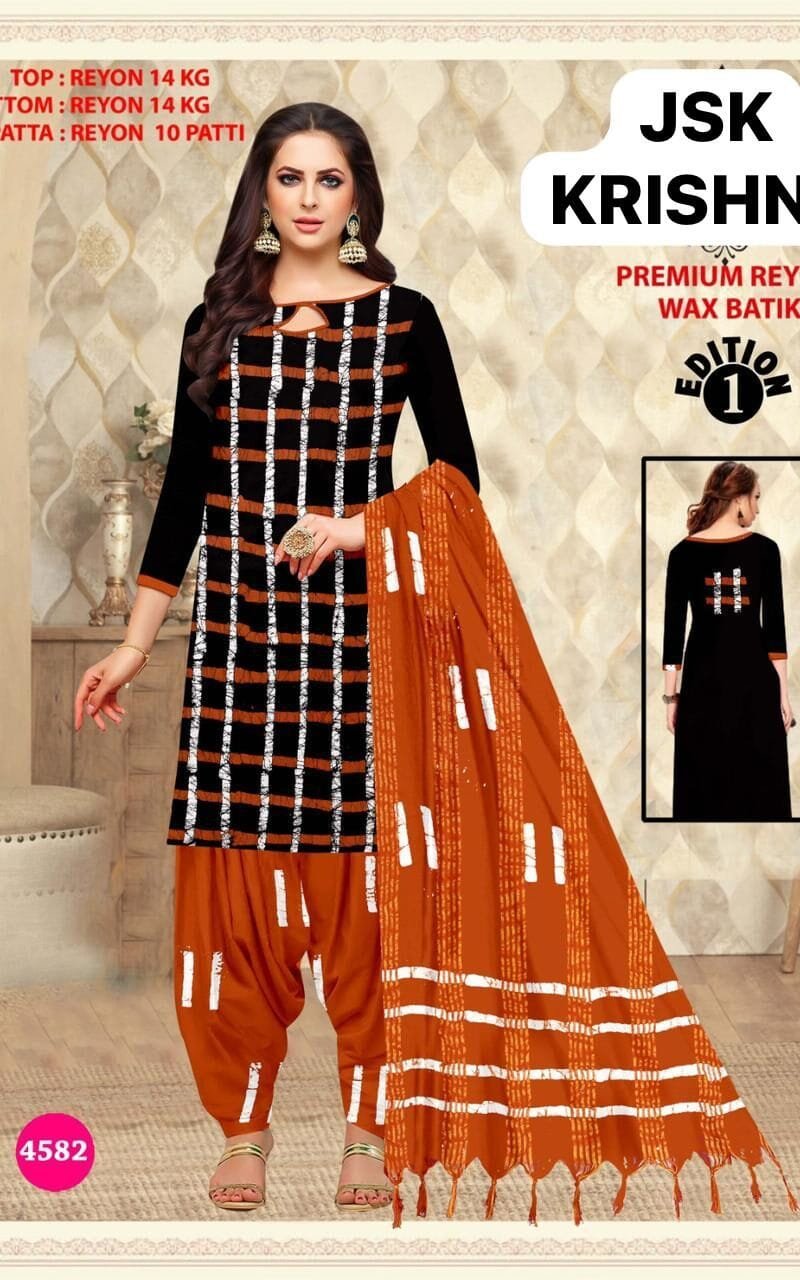 Premium Reyon Wax Batik Wholesale Dress Material