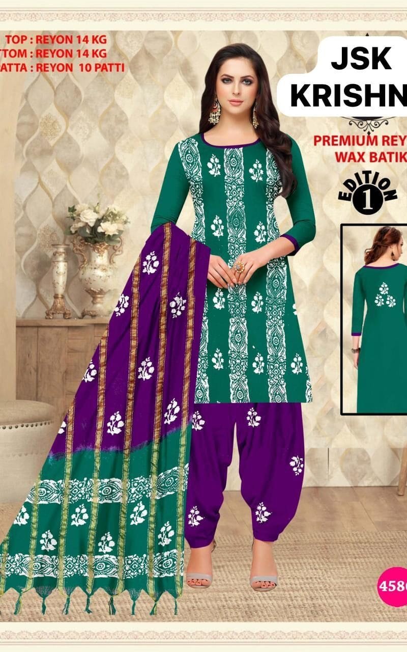 Premium Reyon Wax Batik Wholesale Dress Material