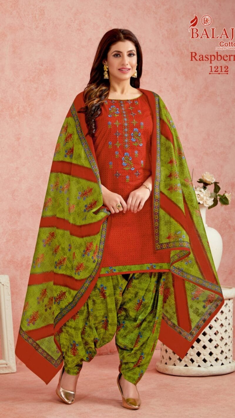 Raspberry Vol 12 Balaji Cotton Wholesale Cotton Dress Material