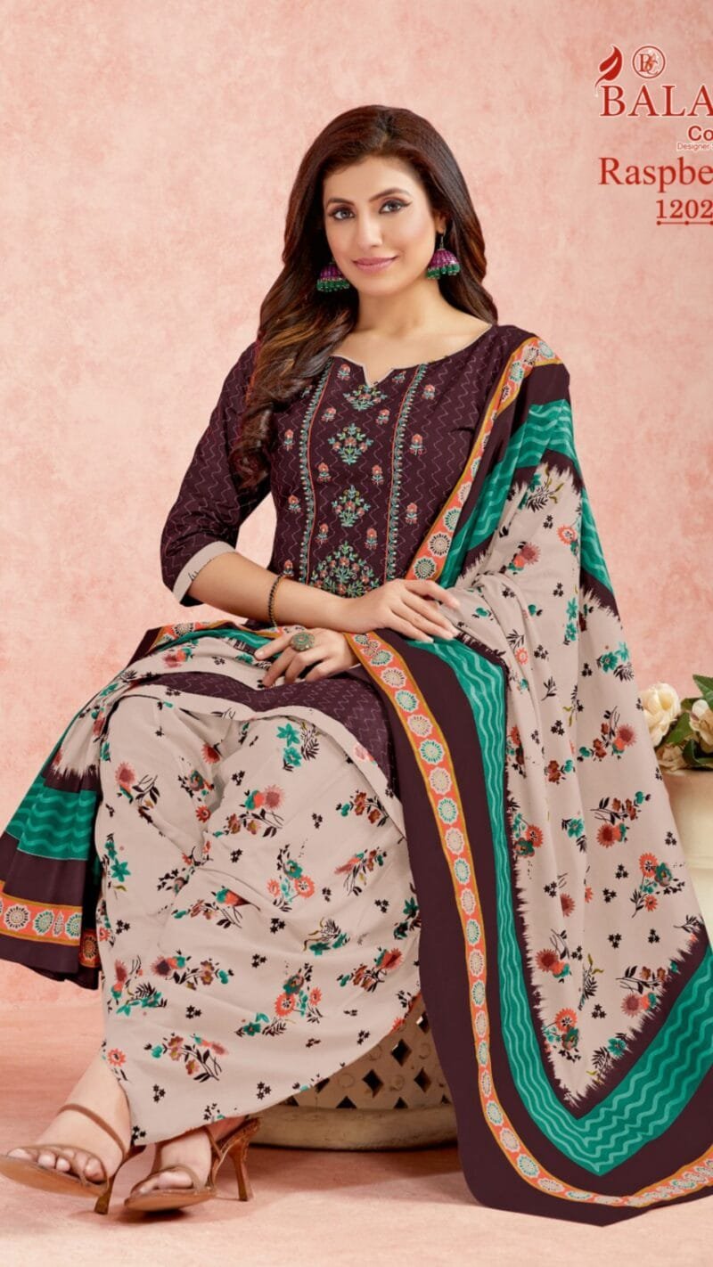 Raspberry Vol 12 Balaji Cotton Wholesale Cotton Dress Material