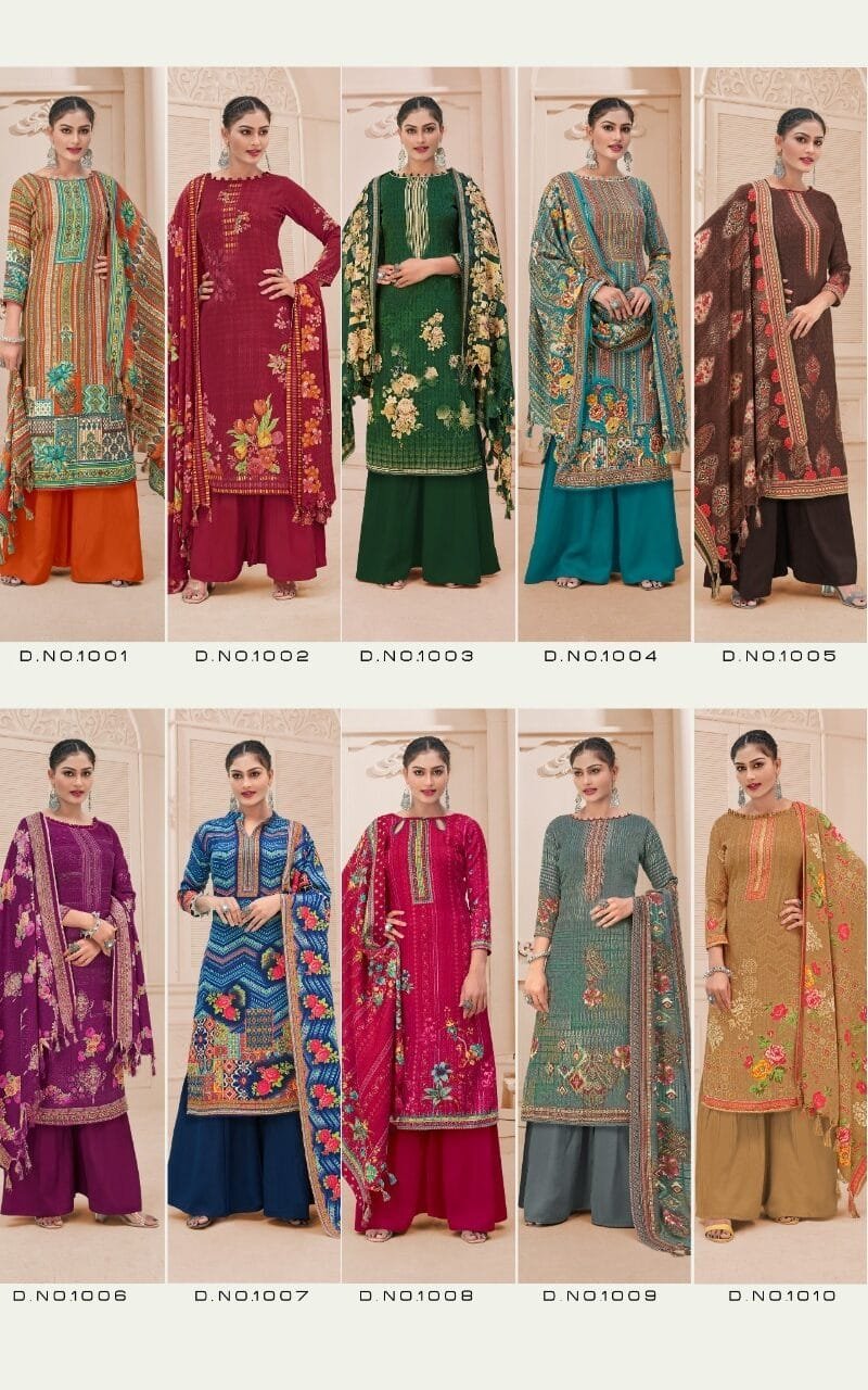 SAT Pashmina Vol 11 Pashmina Dress Material