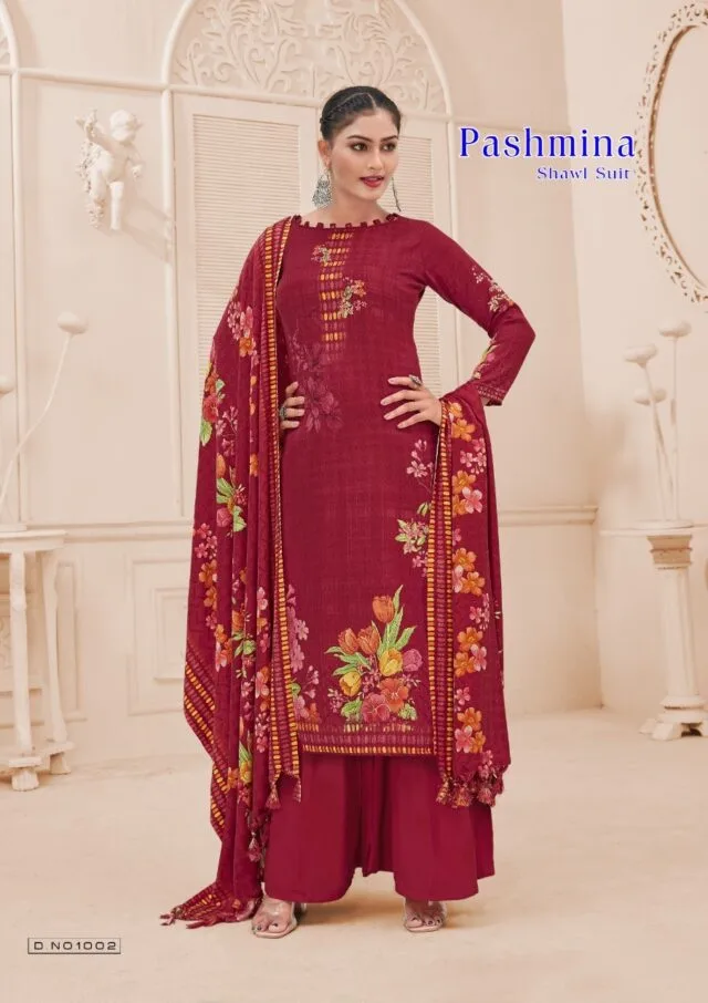 SAT Pashmina Vol 11 Pashmina Dress Material