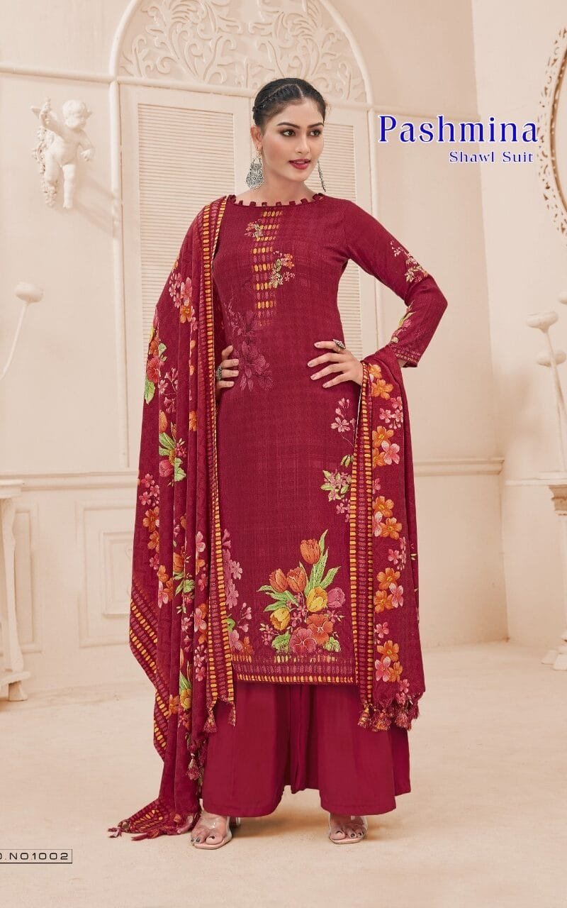 SAT Pashmina Vol 11 Pashmina Dress Material