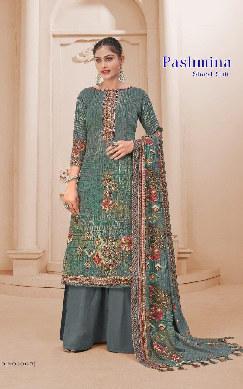 SAT Pashmina Vol 11 Pashmina Dress Material