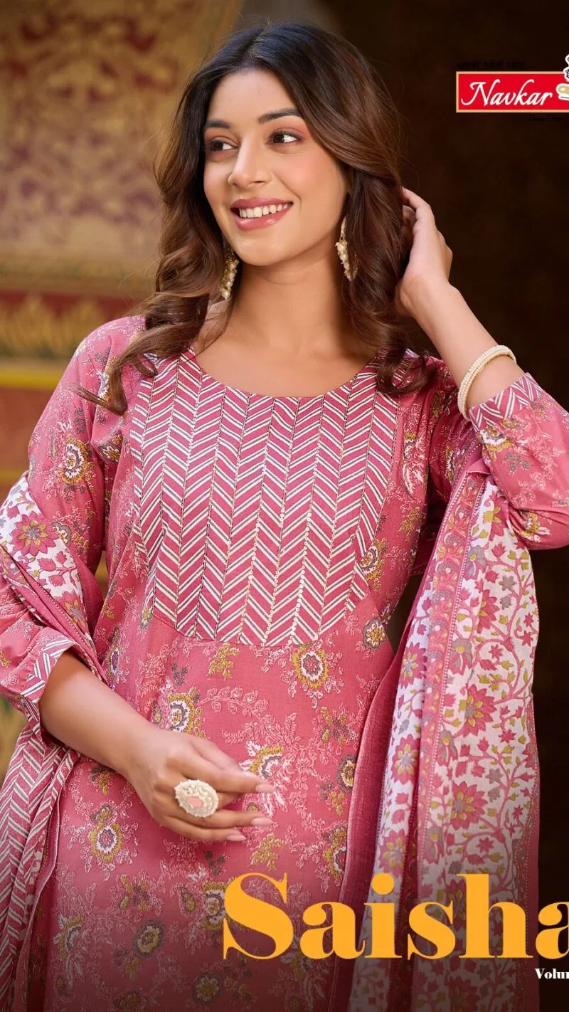 Saisha Vol 2 Navkar Readymade Catalogue with Embroidery Sequence Work