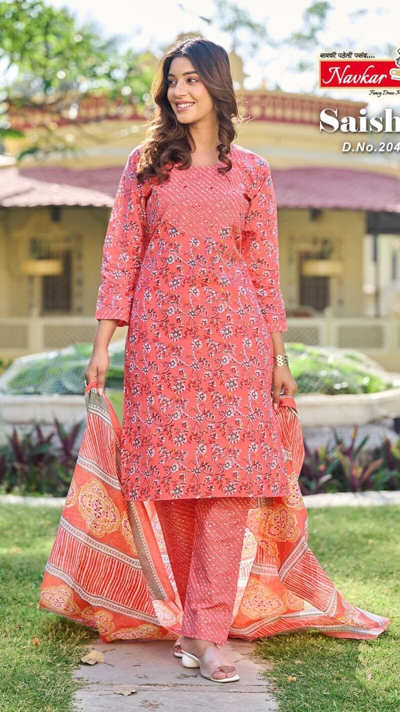 Saisha Vol 2 Navkar Readymade Catalogue with Embroidery Sequence Work