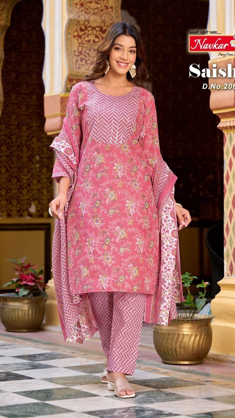 Saisha Vol 2 Navkar Readymade Catalogue with Embroidery Sequence Work