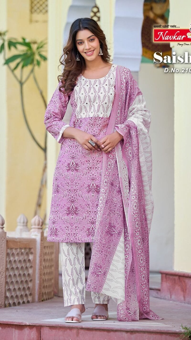 Saisha Vol 2 Navkar Readymade Catalogue with Embroidery Sequence Work