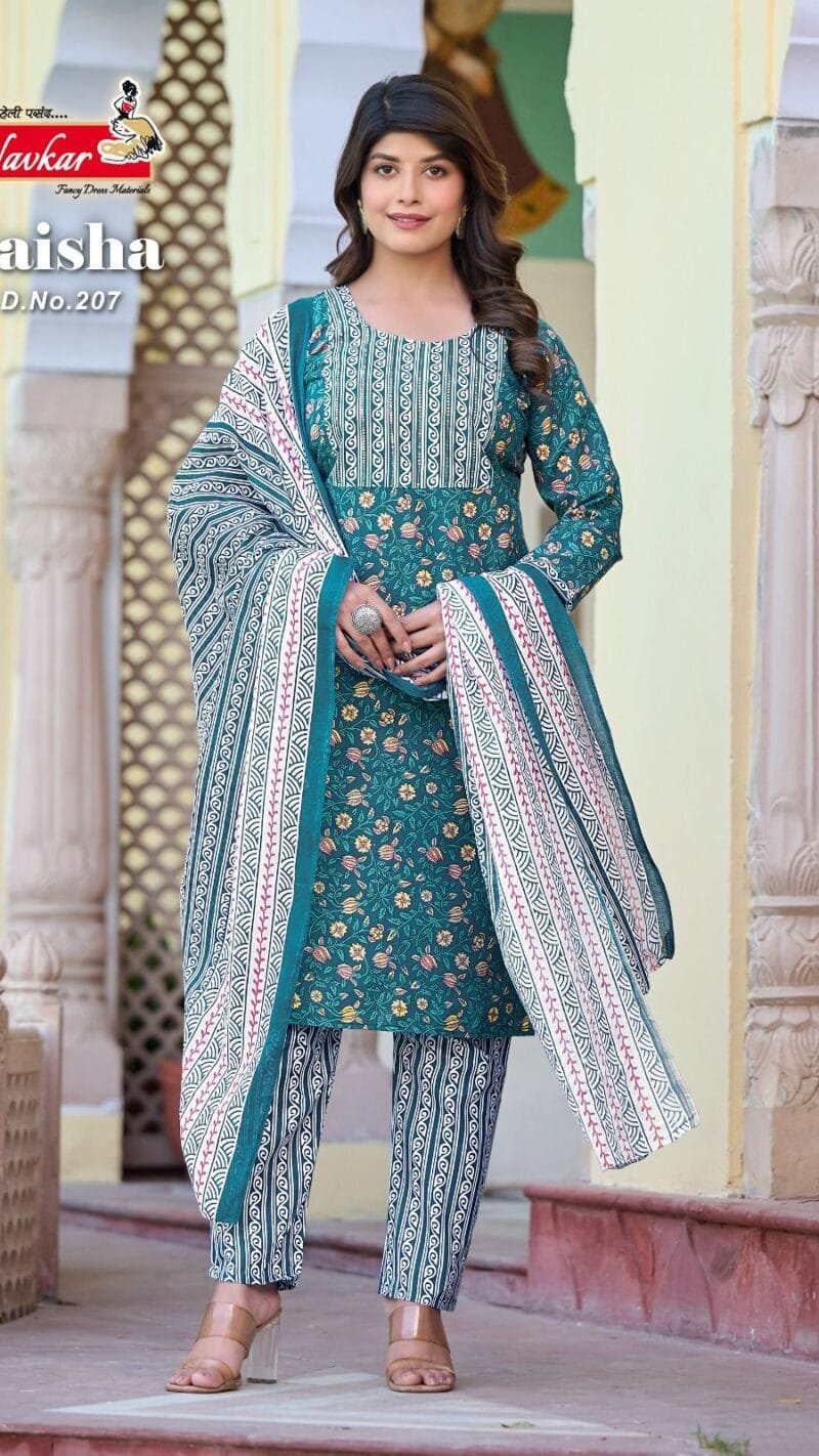 Saisha Vol 2 Navkar Readymade Catalogue with Embroidery Sequence Work