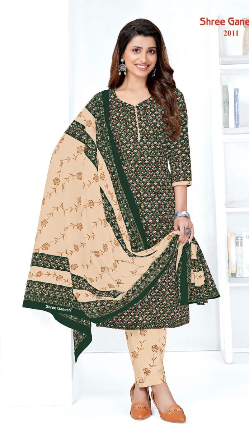 Samaiyra Vol 10 Shree Ganesh Wholesale Cotton Dress Material