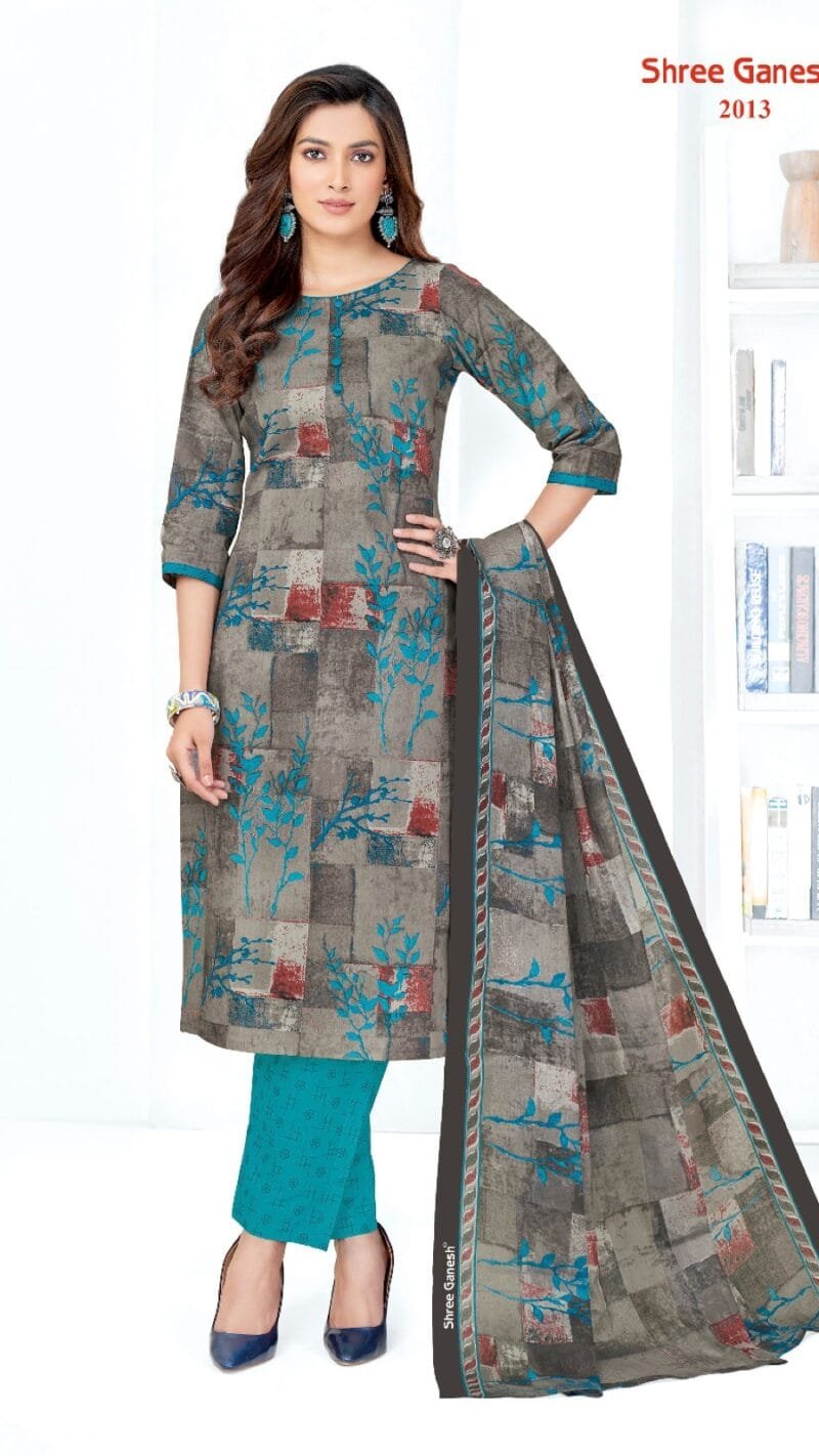 Samaiyra Vol 10 Shree Ganesh Wholesale Cotton Dress Material