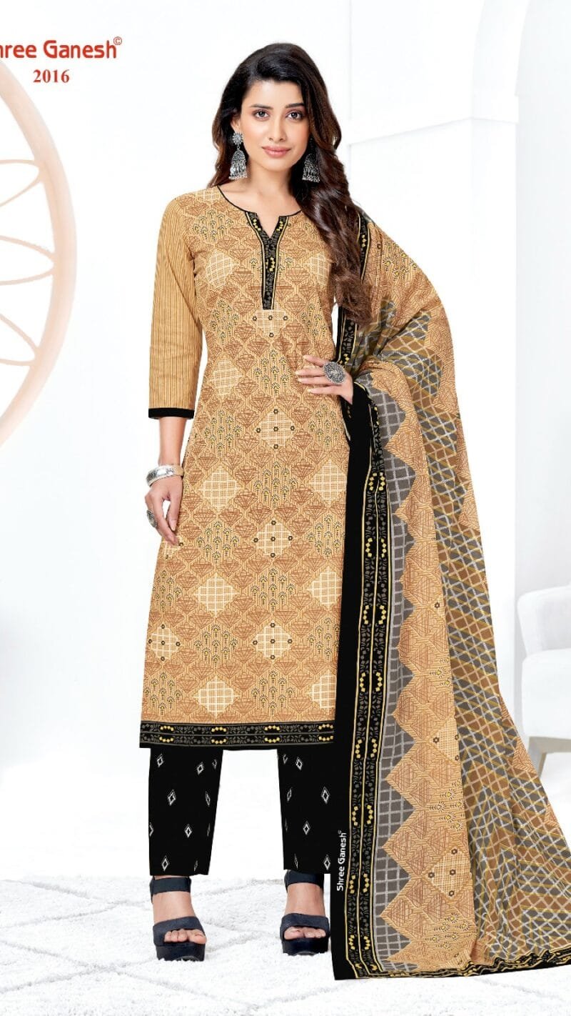 Samaiyra Vol 10 Shree Ganesh Wholesale Cotton Dress Material