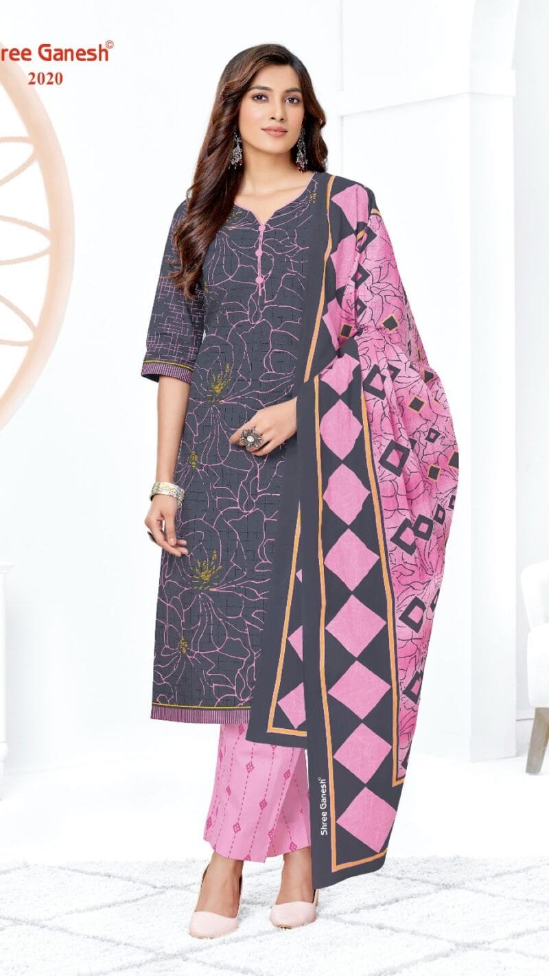 Samaiyra Vol 10 Shree Ganesh Wholesale Cotton Dress Material