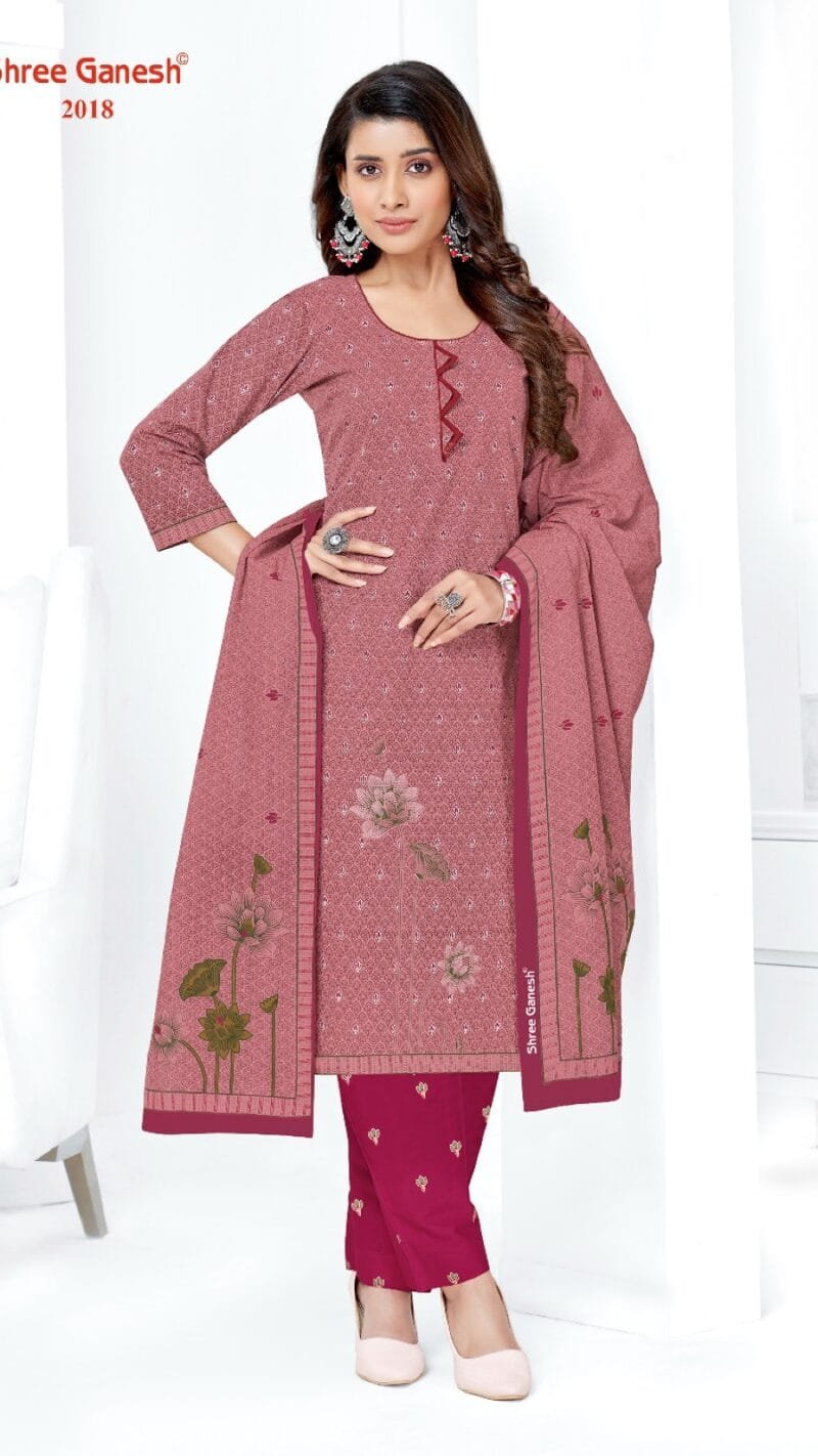 Samaiyra Vol 10 Shree Ganesh Wholesale Cotton Dress Material
