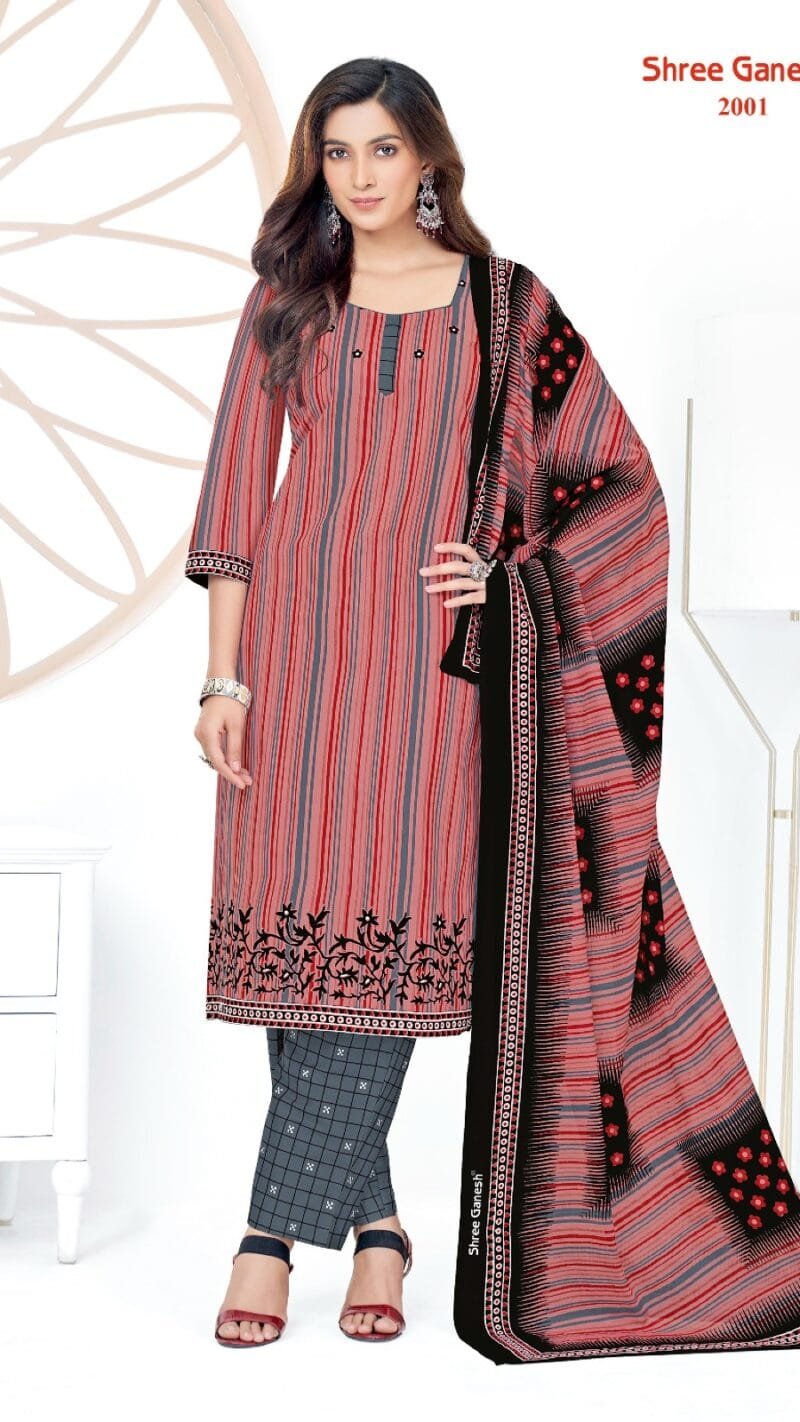 Samaiyra Vol 10 Shree Ganesh Wholesale Cotton Dress Material
