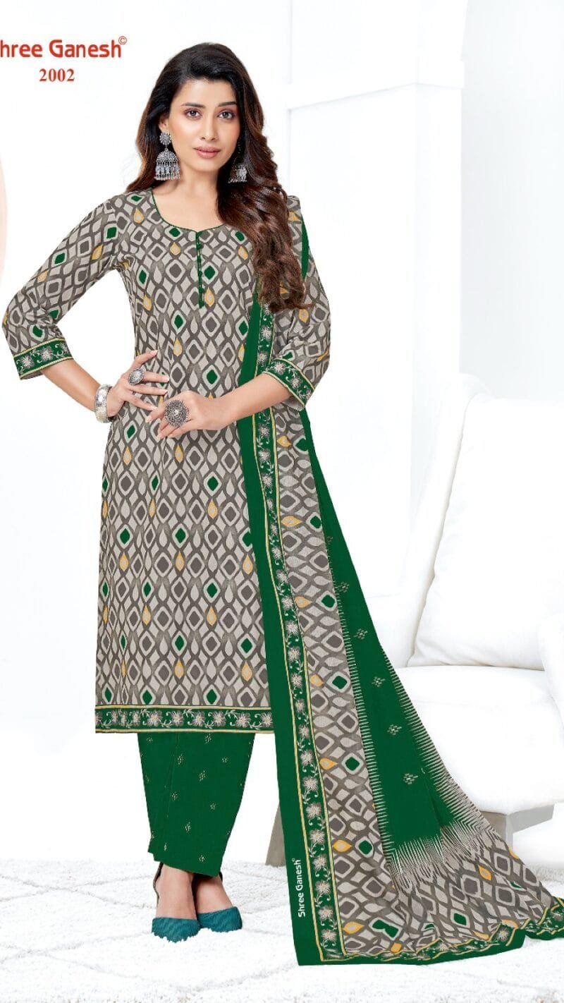 Samaiyra Vol 10 Shree Ganesh Wholesale Cotton Dress Material