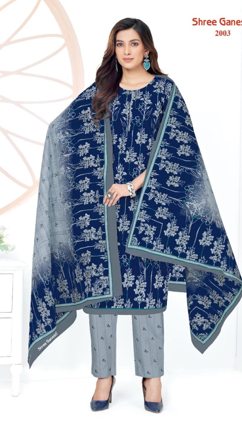 Samaiyra Vol 10 Shree Ganesh Wholesale Cotton Dress Material