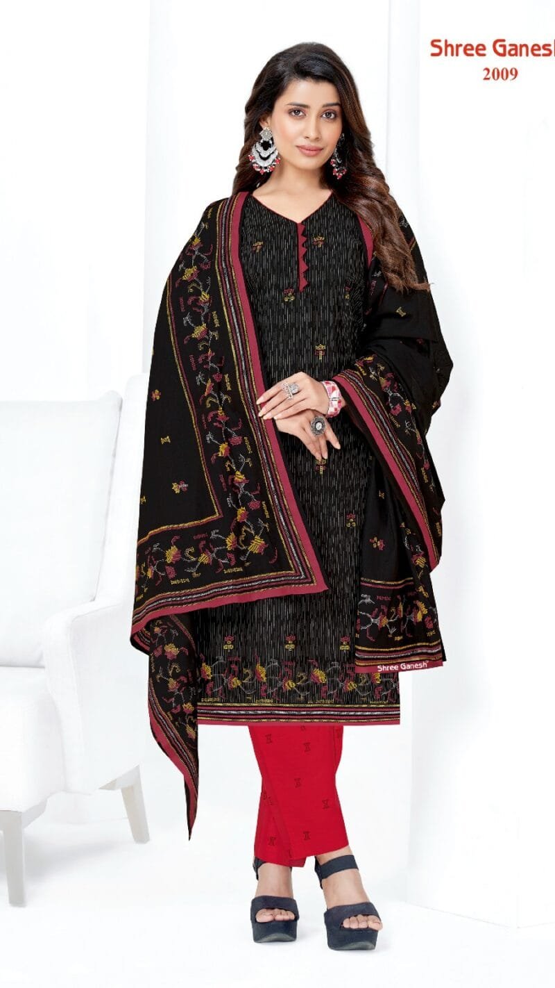 Samaiyra Vol 10 Shree Ganesh Wholesale Cotton Dress Material