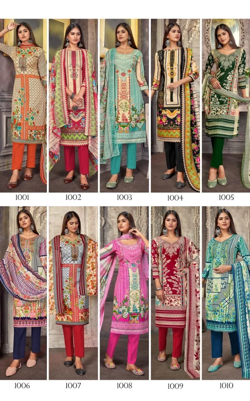 Shiv Gori Shabnam Vol 1 Wholesale Cotton Dress Material