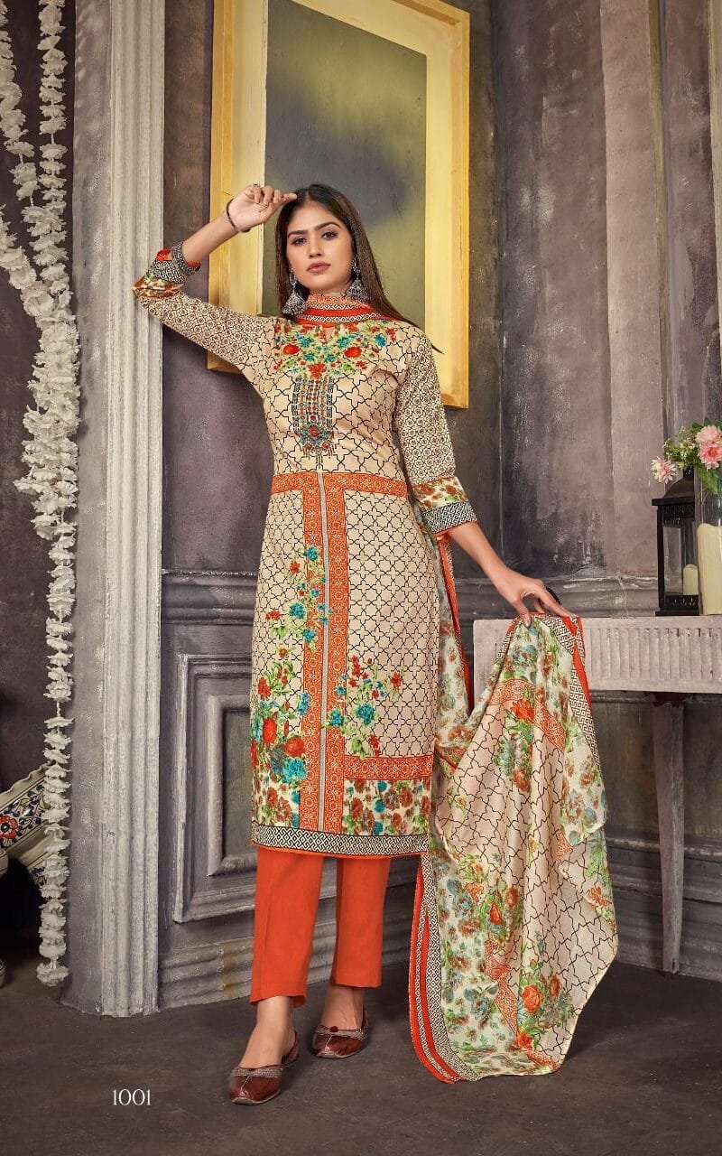 Shiv Gori Shabnam Vol 1 Wholesale Cotton Dress Material