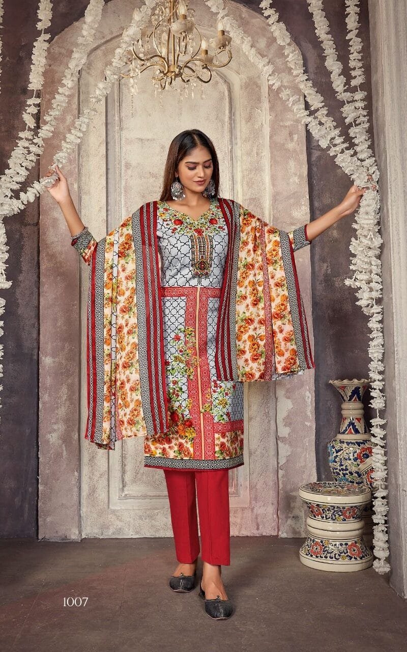 Shiv Gori Shabnam Vol 1 Wholesale Cotton Dress Material