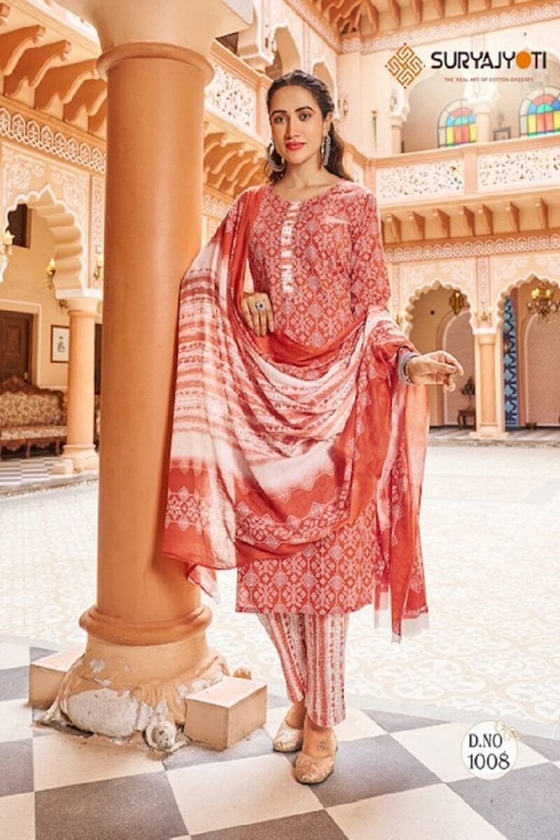 Suryajyoti Bandhani Lehariya Special Vol 3 Wholesale Cotton Dress Material