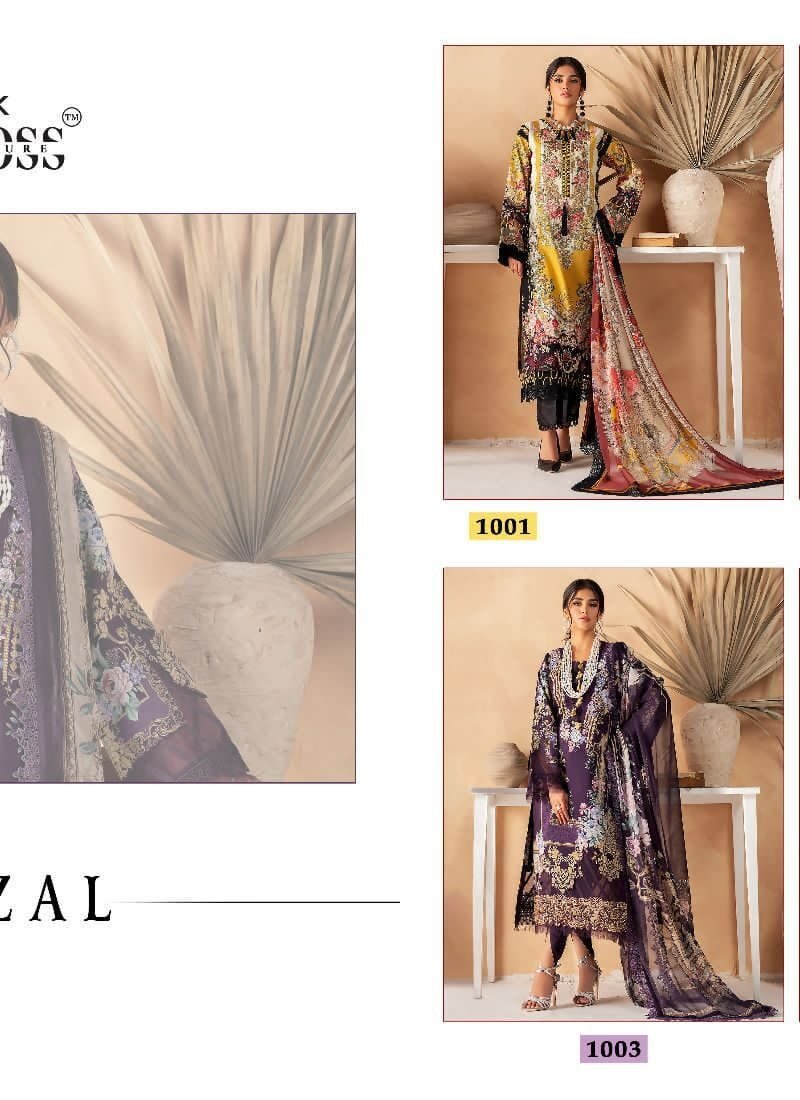 AYZEL KROSS Pure Cotton Print With Exclusive Patch Embroidery Pakistani Suits