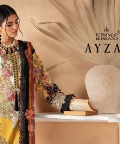 AYZEL KROSS Pure Cotton Print With Exclusive Patch Embroidery Pakistani Suits