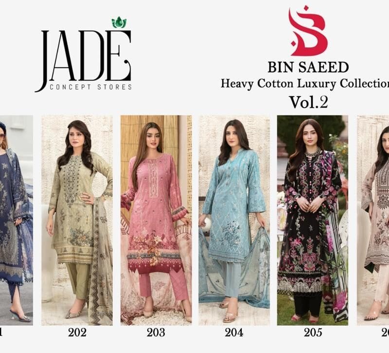 Jade Luxury Collection Vol 2 Wholesale Dress Material