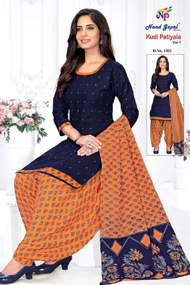 Kudi Patiyala Vol 1 Nand Gopal Wholesale Cotton Dress Material