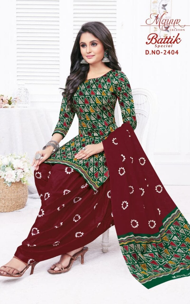 Mayur Battik Special Vol 24 Wholesale Cotton Dress Material
