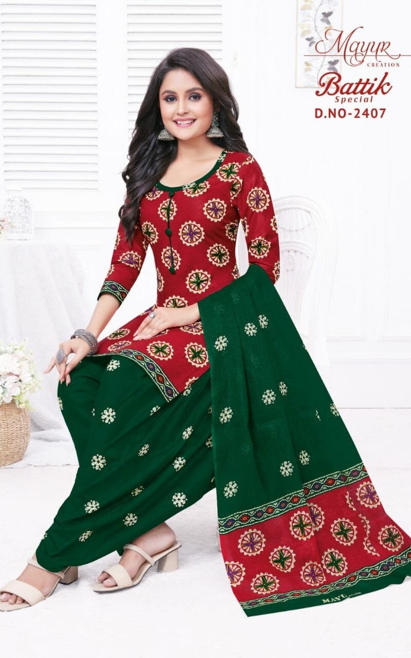 Mayur Battik Special Vol 24 Wholesale Cotton Dress Material