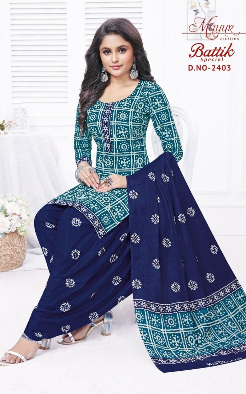 Mayur Battik Special Vol 24 Wholesale Cotton Dress Material