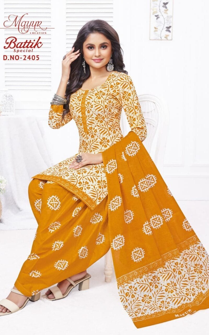 Mayur Battik Special Vol 24 Wholesale Cotton Dress Material