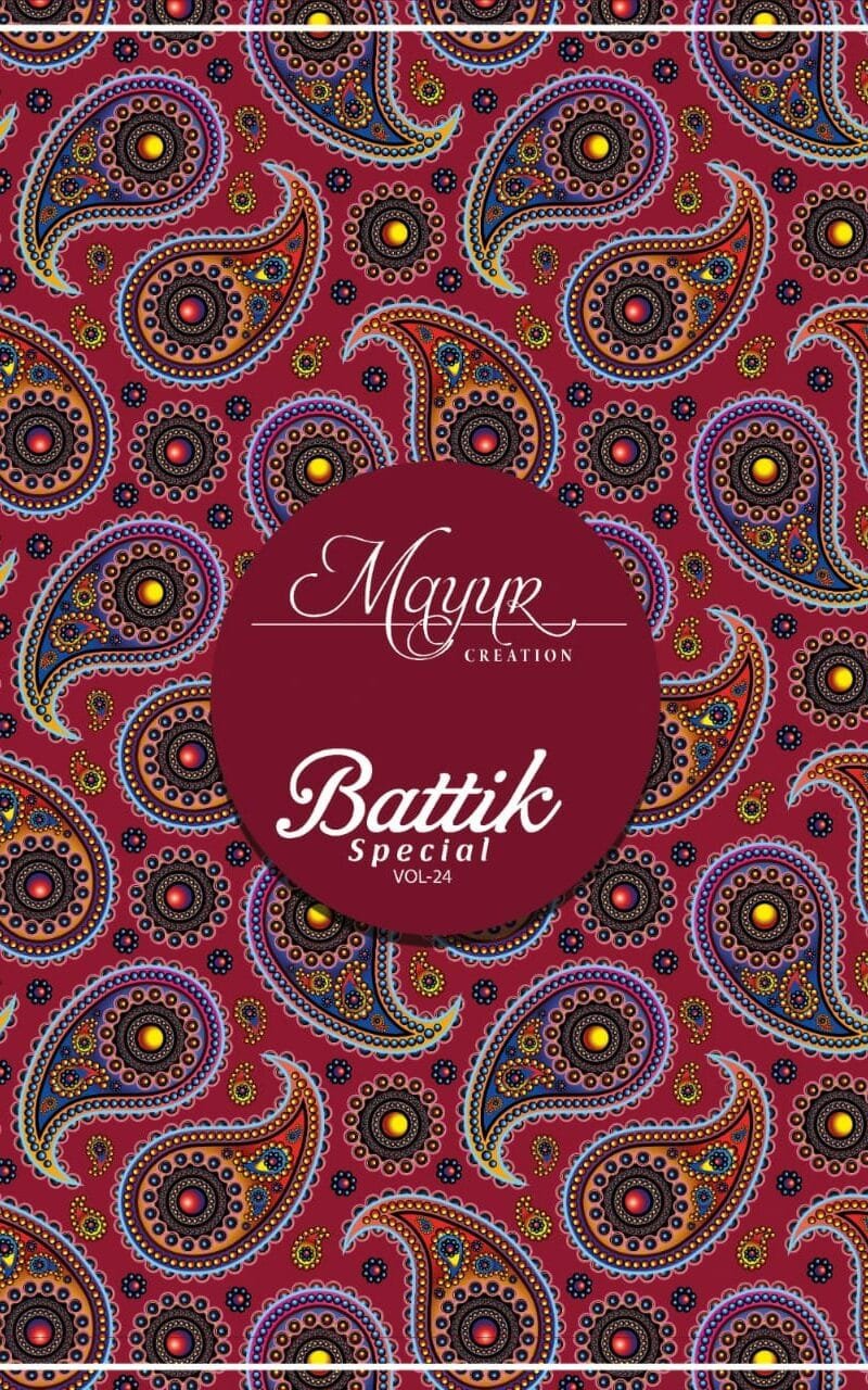 Mayur Battik Special Vol 24 Wholesale Cotton Dress Material