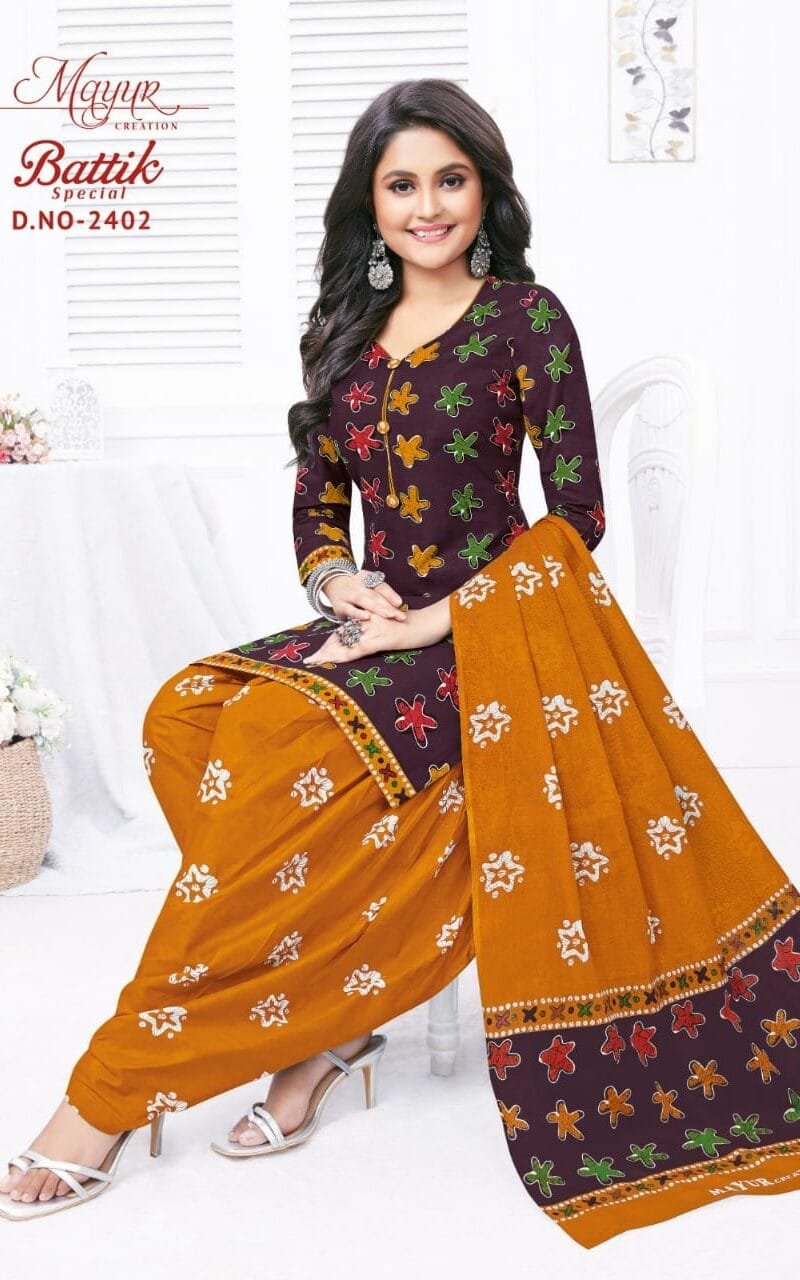 Mayur Battik Special Vol 24 Wholesale Cotton Dress Material