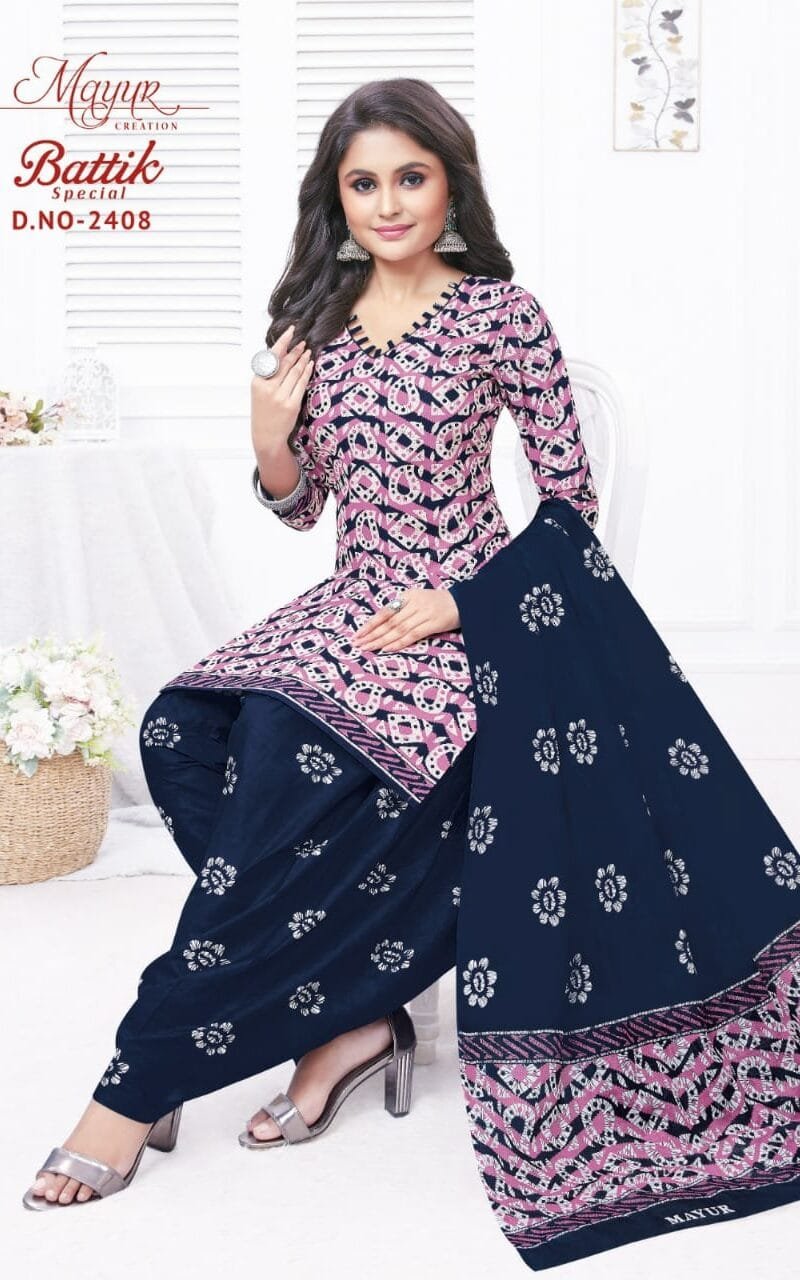 Mayur Battik Special Vol 24 Wholesale Cotton Dress Material
