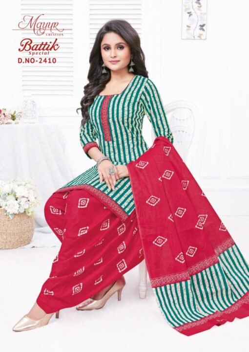 Mayur Battik Special Vol 24 Wholesale Cotton Dress Material