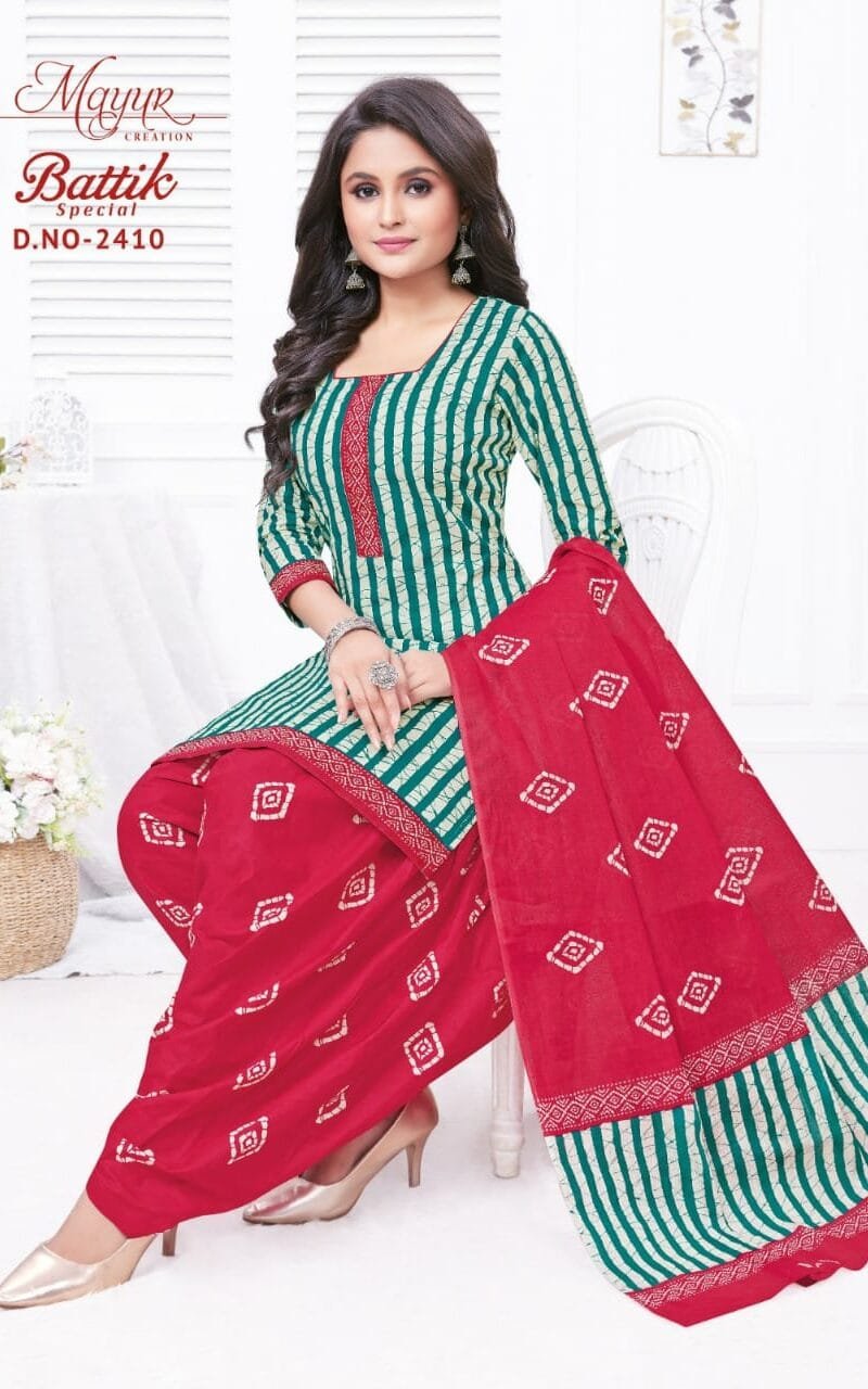 Mayur Battik Special Vol 24 Wholesale Cotton Dress Material