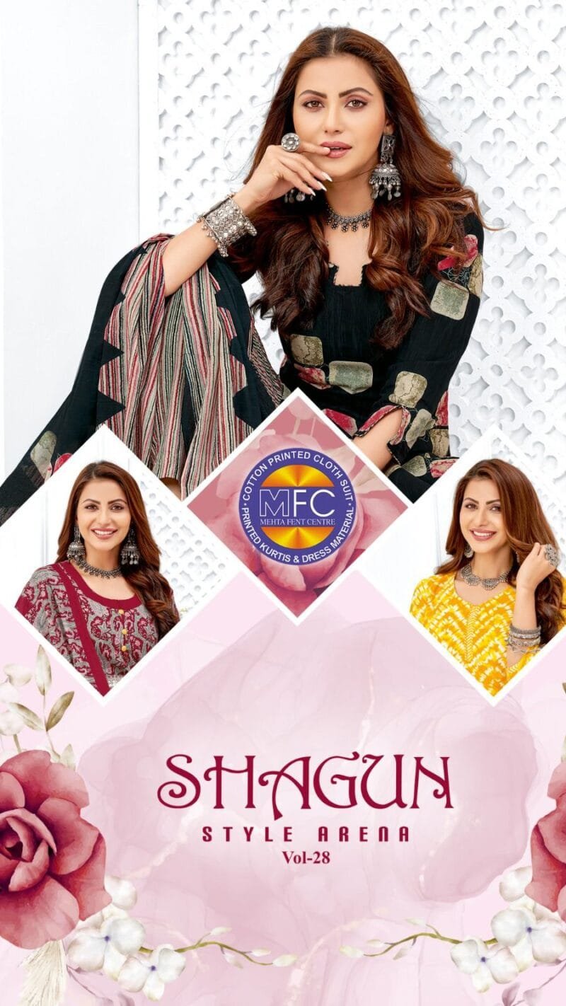 Mfc Shagun Vol 28 Wholesale Lawn Cotton Dress Material