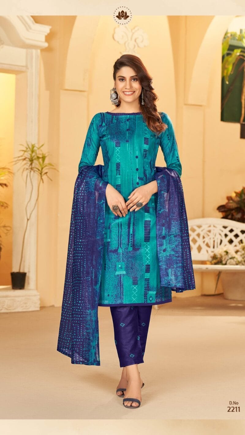 Sc 3 Star Vol 22 Wholesale Cotton Dress Material