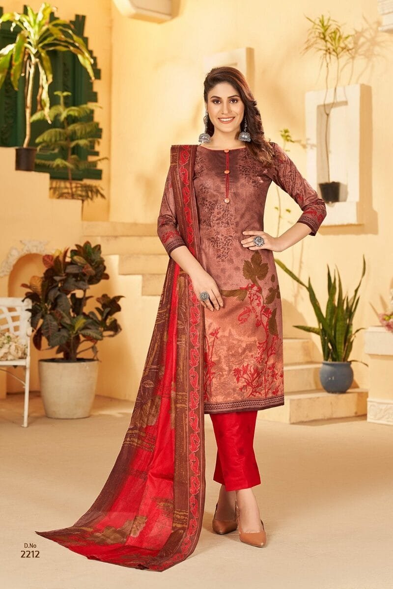 Sc 3 Star Vol 22 Wholesale Cotton Dress Material